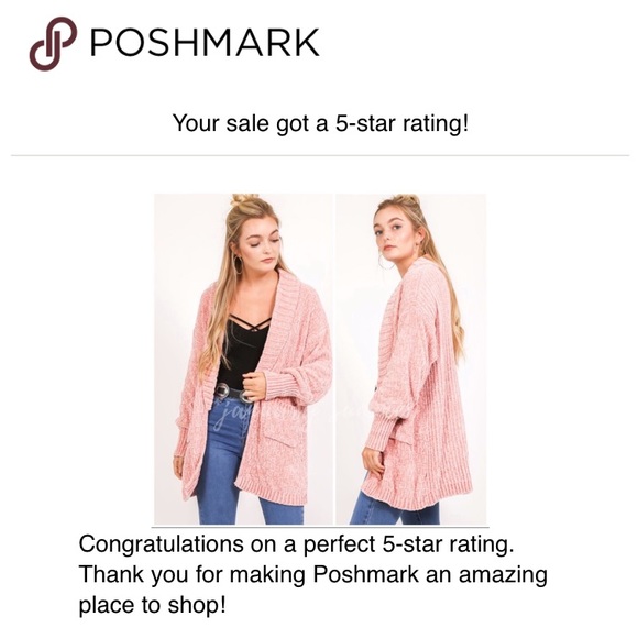 ❄️RESTOCKED//BLUSH CHENILLE KNIT CARDIGAN - Picture 2 of 7